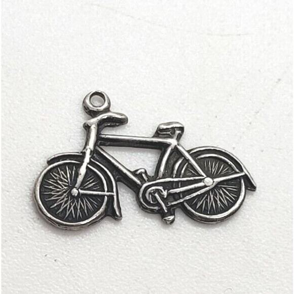 Silver Charm Jewelry - Vintage 925 Silver Charm Bike Bicycle 10 Speed Beach Cruiser KJM Co